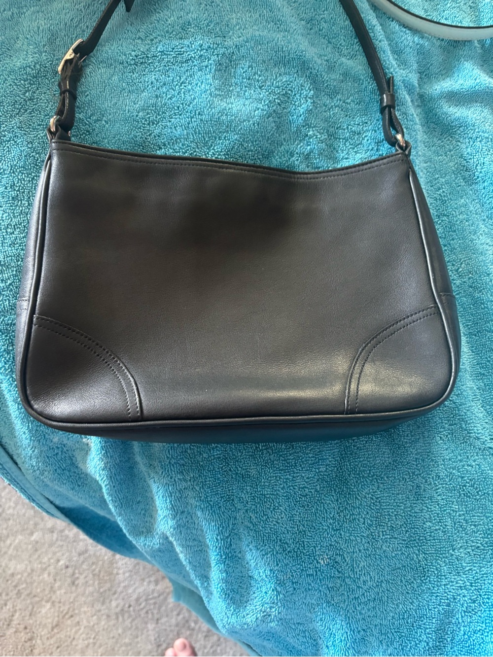 kate spade Black Leather Shoulder Bag